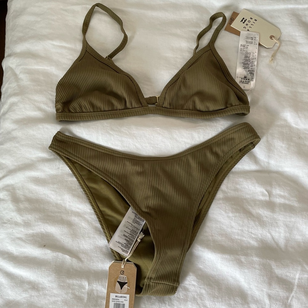 NWT Olive Green Billabong Bikini - Sz L